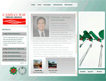 Tablet Screenshot of caspian-way.com